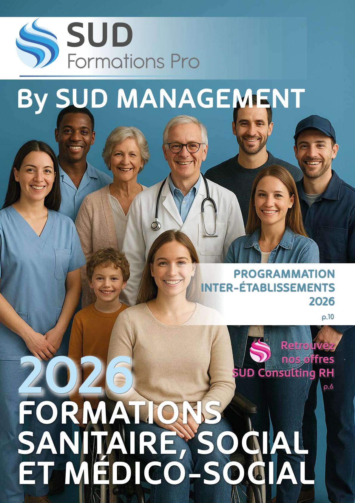 Couverture du catalogue 2026 des formations SMS